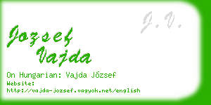 jozsef vajda business card